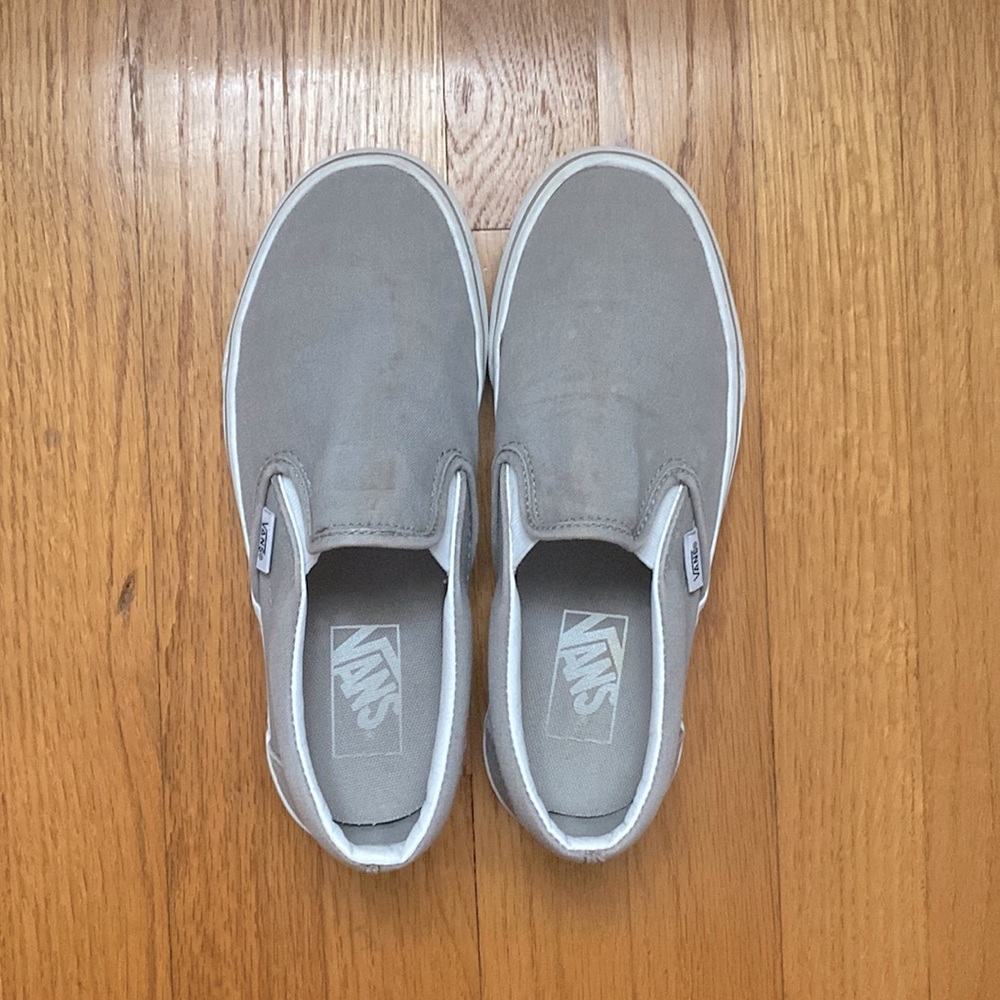 Gray Slip-On Vans